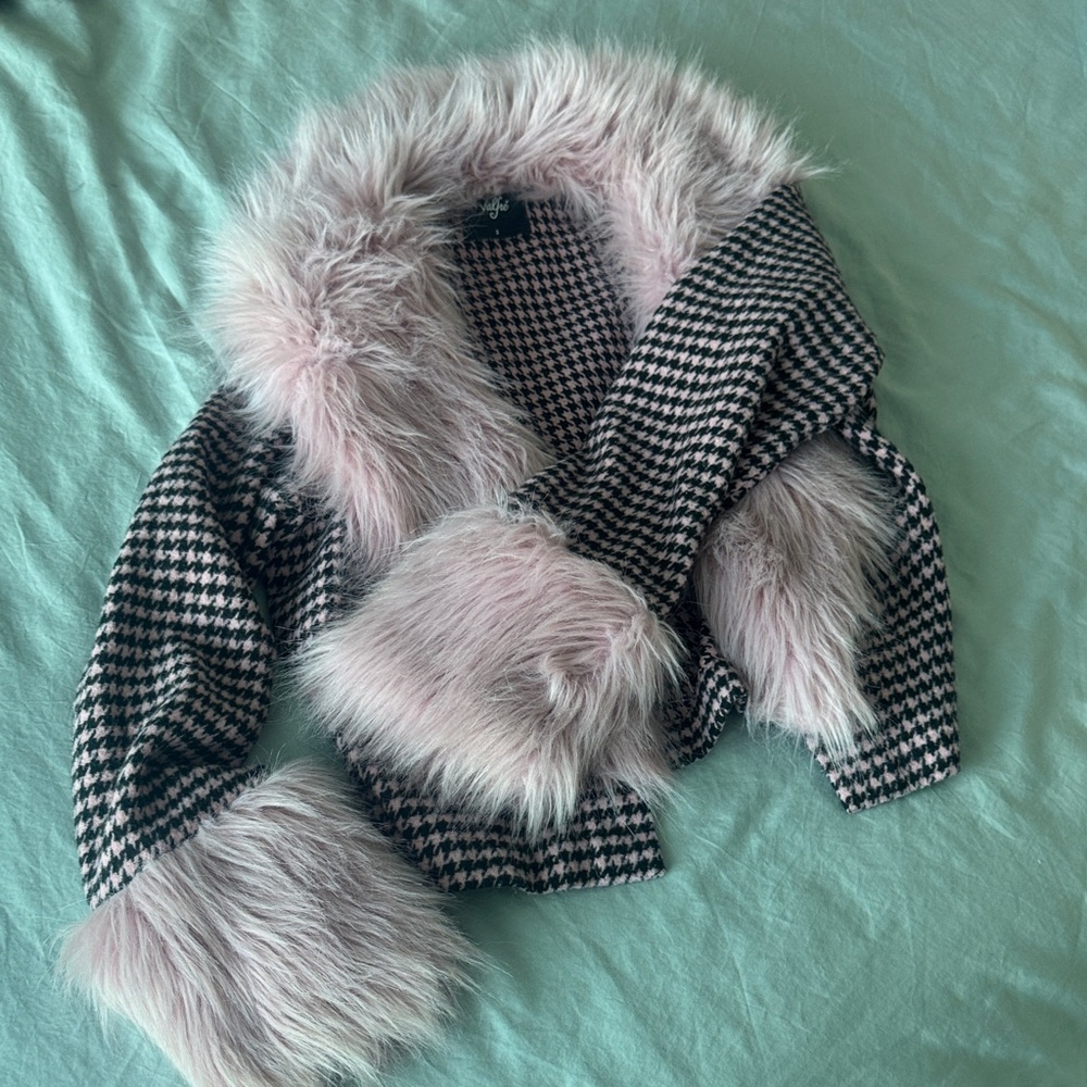 RARE Val Pink and Black Small Coat